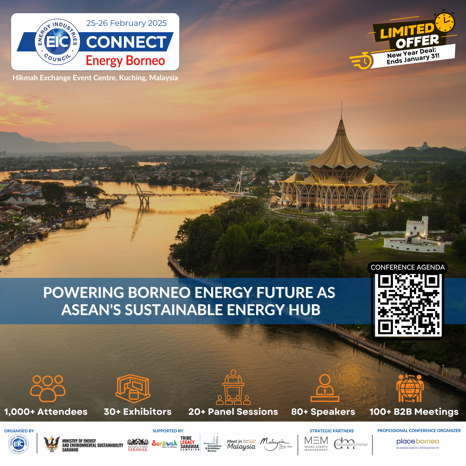 EIC Connect Energy Borneo 2025 Official Poster